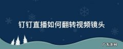 钉钉直播怎么切换镜头 钉钉直播如何翻转视频镜头