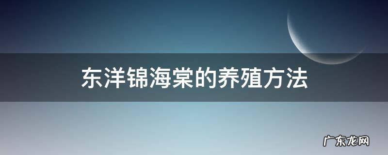 东洋锦海棠的养殖方法和注意事项 东洋锦海棠的养殖方法
