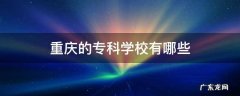 重庆的专科学校有哪些公办的 重庆的专科学校有哪些