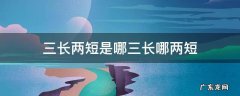 三长两短是哪三长哪两短 三长两短是哪三长哪两短革命