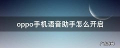 oppo手机语音助手怎么开启 oppo的语音助手怎么开启?