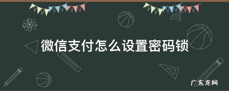 微信支付怎么设置密码锁不让别人看 微信支付怎么设置密码锁