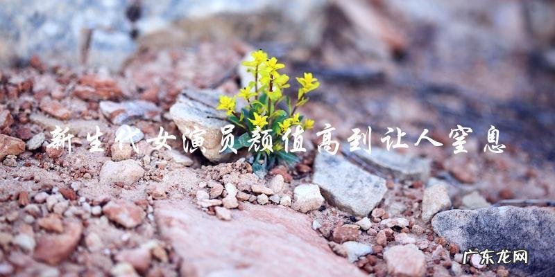 这些新生代女演员颜值高到让人窒息!