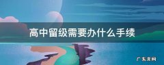 高中留级需要办什么手续 高中想留级需要开什么证明