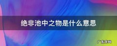 绝非池中之物是什么意思 此人绝非池中之物是什么意思