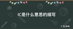 IC是什么意思的缩写 ic是什么意思的缩写 股市
