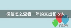 微信怎么查看一年的支出和收入 微信怎么查看一年的支出和收入总额