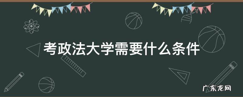 政法大学报考条件是什么 考政法大学需要什么条件
