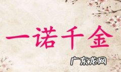 一诺千金的成语故事 一诺千金的成语故事20字
