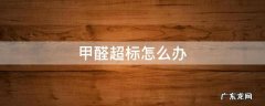 办公室甲醛超标怎么办 甲醛超标怎么办