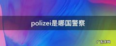 德国警察为什么叫polizei polizei是哪国警察