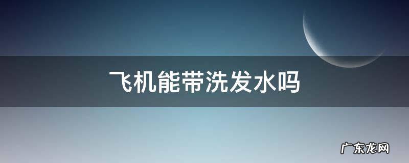 国内坐飞机能带洗发水吗 飞机能带洗发水吗