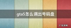 ps4gta5怎么拨号怎么调出号码盘 gta5怎么调出号码盘