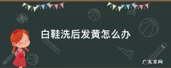 白鞋洗完以后发黄怎么办 白鞋洗后发黄怎么办