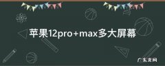 苹果12pro尺寸 苹果12pro