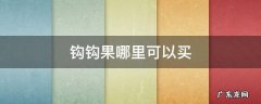哪有钩钩果 钩钩果哪里可以买