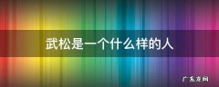 评价武松是一个什么样的人 武松是一个什么样的人