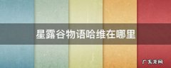 星露谷物语哈维在哪里 星露谷物语哈维尔