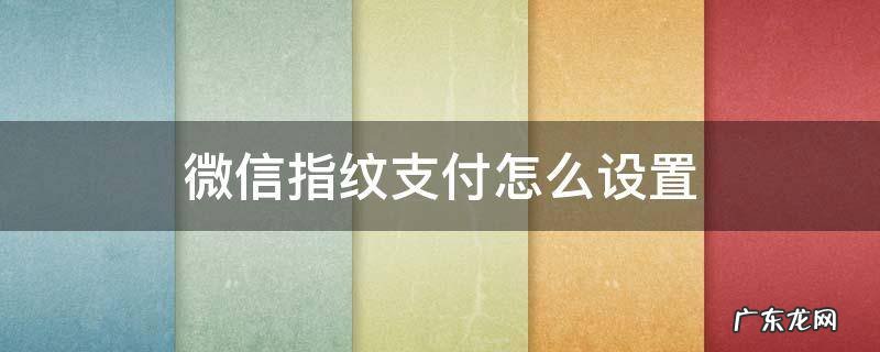 荣耀手机微信指纹支付怎么设置 微信指纹支付怎么设置