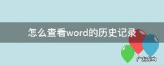 怎么查看word的历史记录 word2007怎么查看历史记录