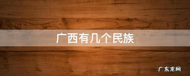 广西有几个民族 广西有几个民族自治县
