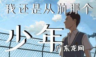 我还是曾经那个少年没有一丝丝改变是什么歌 少年介绍