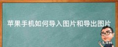 苹果手机如何导入图片和导出图片不一样 苹果手机如何导入图片和导出图片