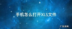 手机怎么打开XLS文件 手机怎么打开xlsx文件