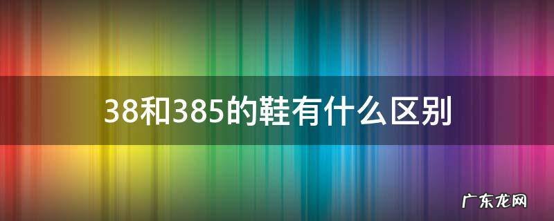 38和38.5的鞋有什么区别 38和38.5的鞋有什么区别平时38
