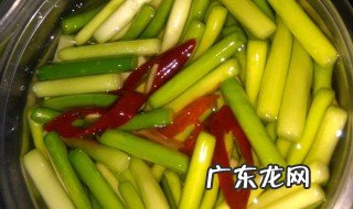 蒜苔的腌制方法 家常 正宗 蒜苔的腌制方法