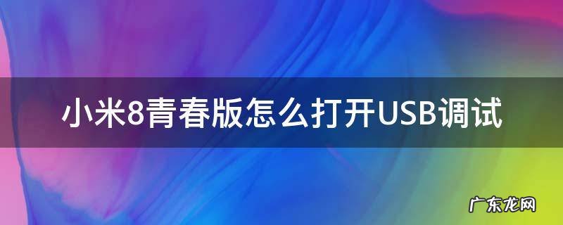 小米8青春版如何开启usb调试 小米8青春版怎么打开USB调试