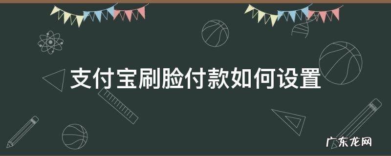 支付宝刷脸付款如何设置 支付宝如何设置刷脸支付?