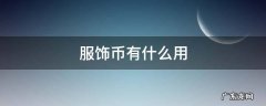服饰币有什么用 和平精英里面服饰币有什么用