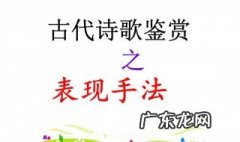 什么是表现手法 什么是表现手法有哪些及作用