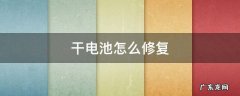 干电池怎么修复加蒸馏水可以吗 干电池怎么修复