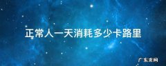 正常人一天消耗多少卡路里可以减肥 正常人一天消耗多少卡路里