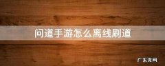 问道手游离线刷道 问道手游怎么离线刷道