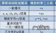 动词第三人称单数变化规则有哪些 动词第三人称单数如何变化