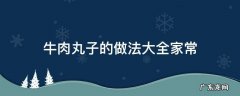 牛肉丸子的做法最正宗的做法 牛肉丸子的做法大全家常