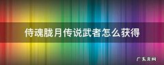 侍魂胧月传说武者怎么获得 侍魂胧月传说武器