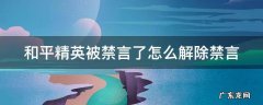 和平精英被禁言了多久可以解封 和平精英被禁言了怎么解除禁言