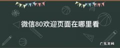 微信8.0欢迎页面在哪里看 微信8.0状态在哪儿看