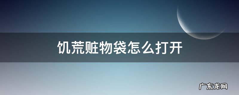 饥荒赃物袋可以开出哪些东西 饥荒赃物袋怎么打开