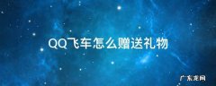 QQ飞车怎么赠送礼物 qq飞车如何赠送好友礼物
