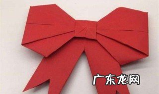 用纸折蝴蝶结教程 用纸折蝴蝶结的方法