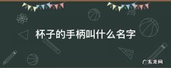 杯子的手柄叫什么名字 带柄的杯子叫什么