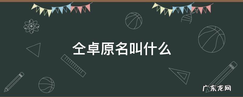 仝卓是谁? 仝卓原名叫什么