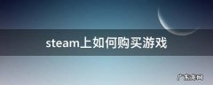 steam游戏购买 steam上如何购买游戏