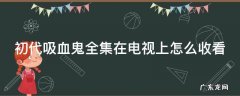 初代吸血鬼全集在电视上怎么收看 初代吸血鬼第一季在哪个app可以看