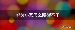 华为小艺无法唤醒 华为小艺怎么唤醒不了